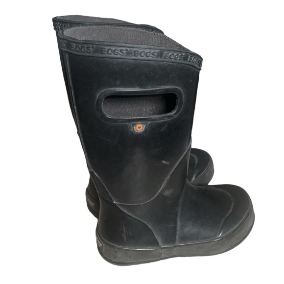 Bogs Boys Kids Girls 11 Rain Rubber Boots Black Waterproof Spring Boot Shoes 11K - Picture 6 of 11